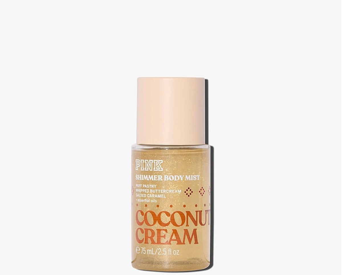 PINK Coconut Cream – Shimmer Body Mist