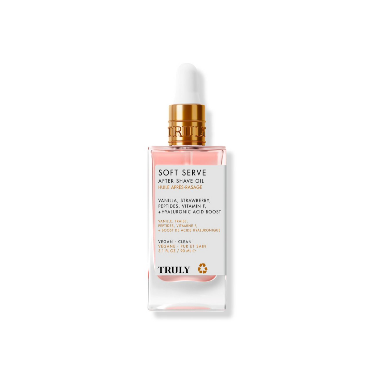 Aceite para el cuerpo de Truly para después del afeitado (fresa) de 90 ml